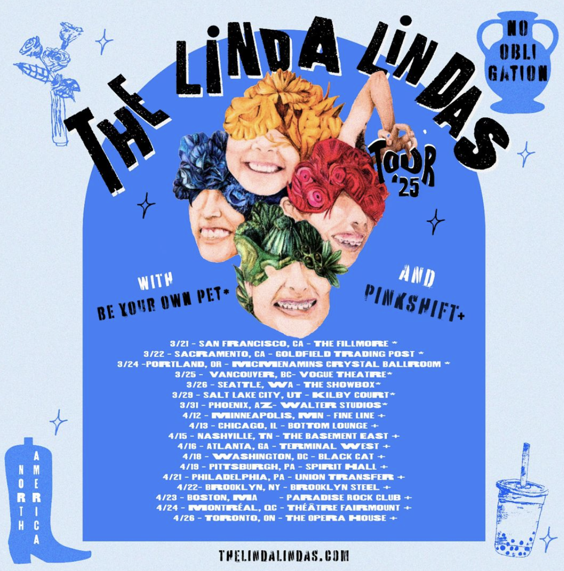 The Linda Lindas announce headline tour in 2025